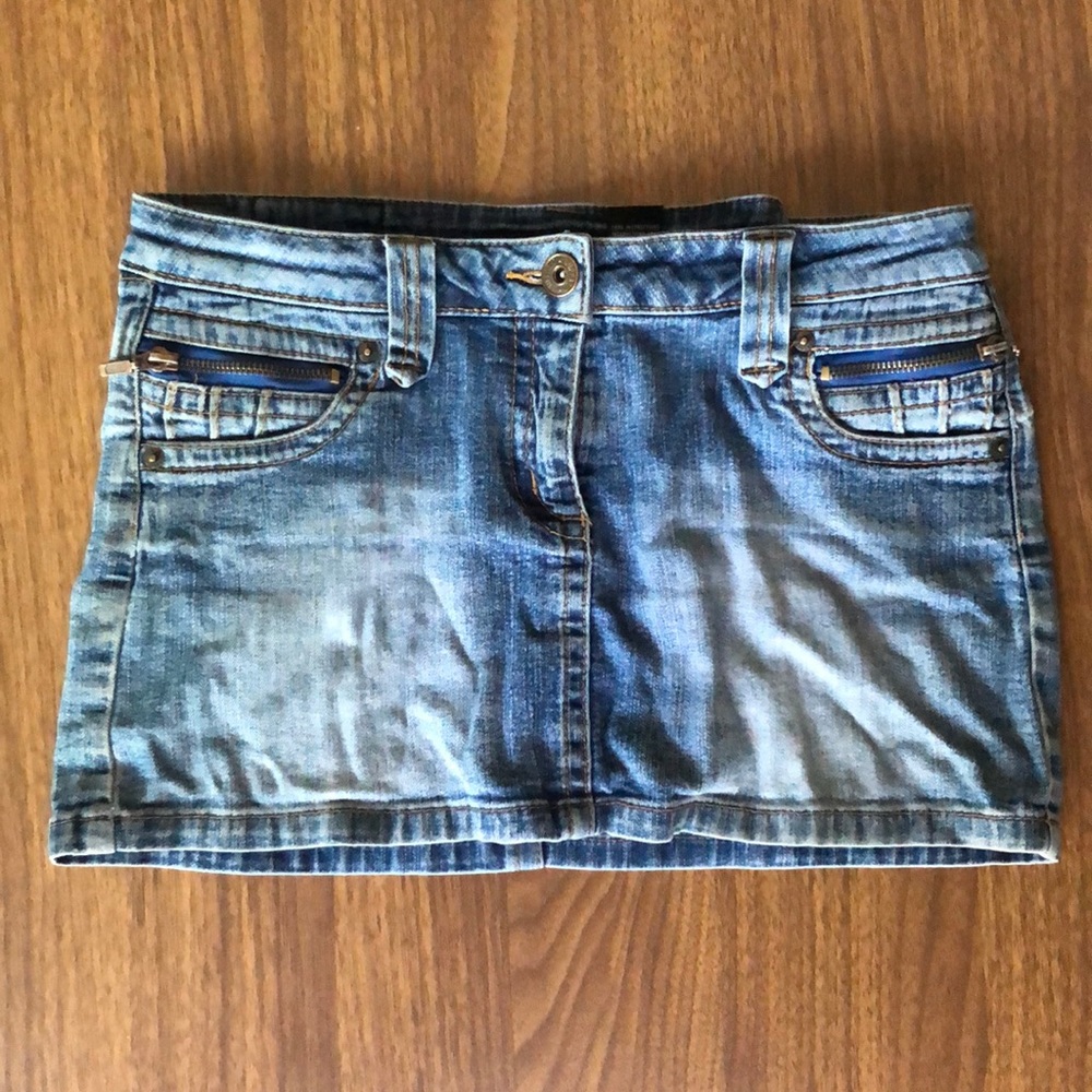 Jean Mini Skirt